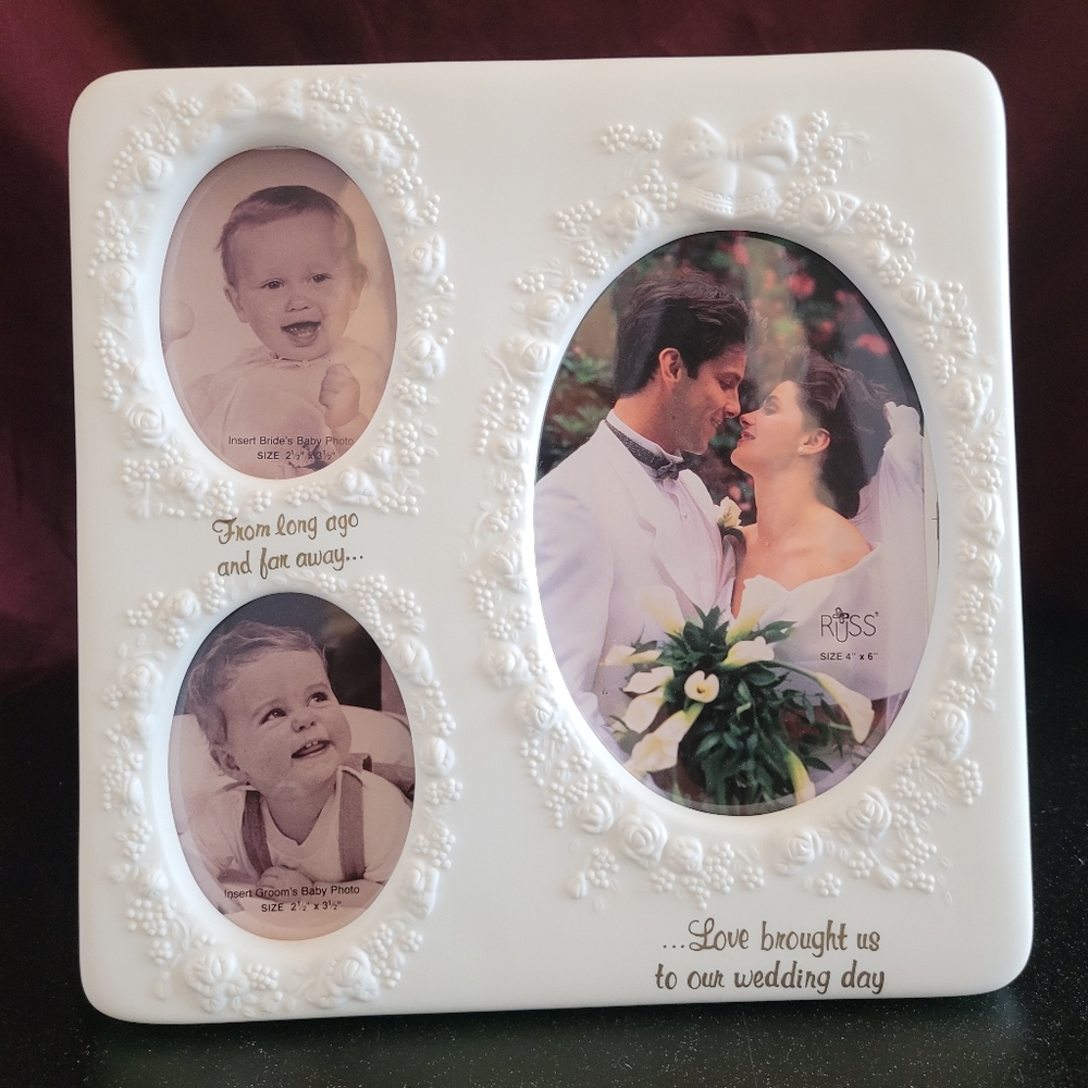 Memories of Yesterday Dreams of Tomorrow Porcelain Frame By Russ